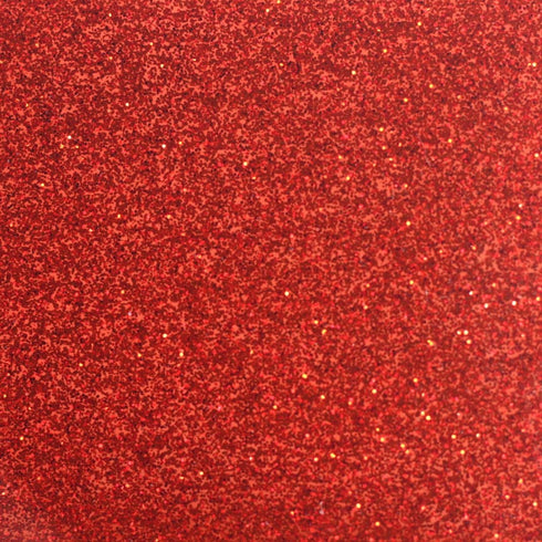Brilliant Red Glitter - 1/8" Acrylic Sheet