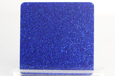 Brilliant Blue Glitter - 1/8" Acrylic Sheet