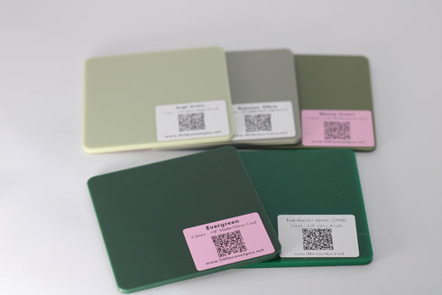 Evergreen - Matte/Gloss - 1/8" Cast Acrylic Sheet