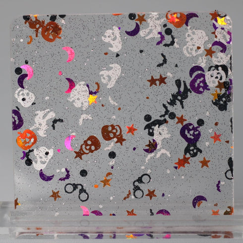 Spookylicious Confetti - 1/8" Acrylic Sheet