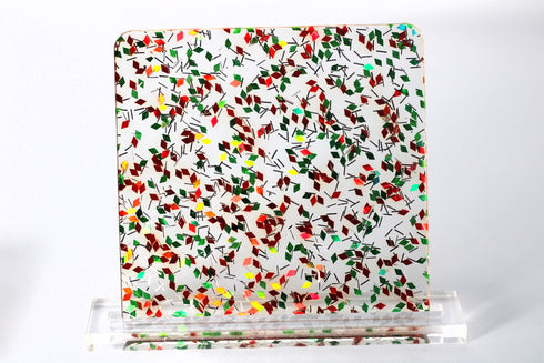Holly Jolly Confetti - 1/8" Acrylic Sheet