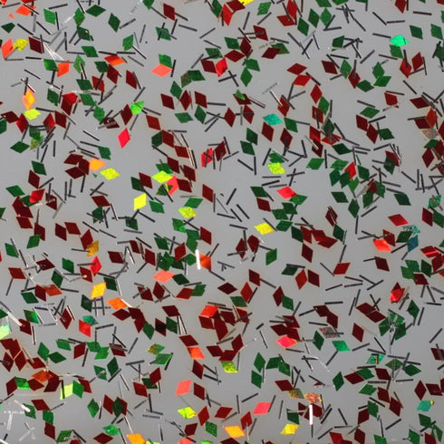 Holly Jolly Confetti - 1/8" Acrylic Sheet