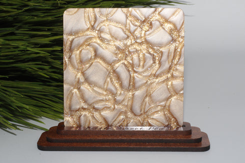 Pecan Cracked Ice - 1/8" Acrylic Sheet