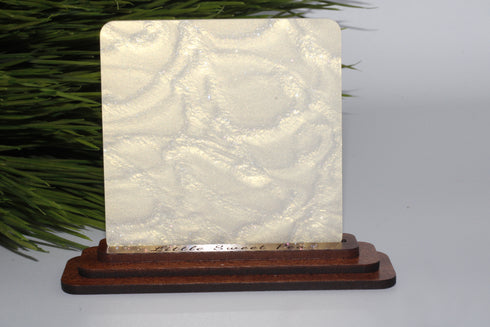 Pearly White Cracked Ice - 1/8" Acrylic Sheet