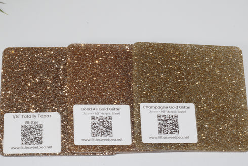 Good As Gold Glitter 1/8" Acrylic
