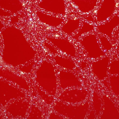 Red Cracked Ice - 1/8" Acrylic Sheet