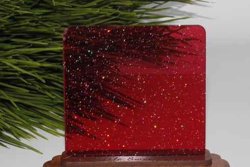 Here for the Party Red Tint - 1/8" Acrylic Sheet