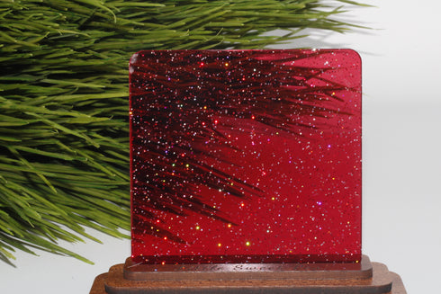 Here for the Party Red Tint - 1/8" Acrylic Sheet