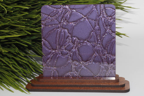 Indigo Cracked Ice - 1/8" Acrylic Sheet