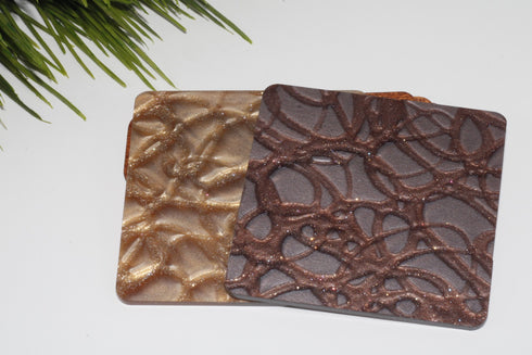 Mocha Cracked Ice - 1/8" Acrylic Sheet