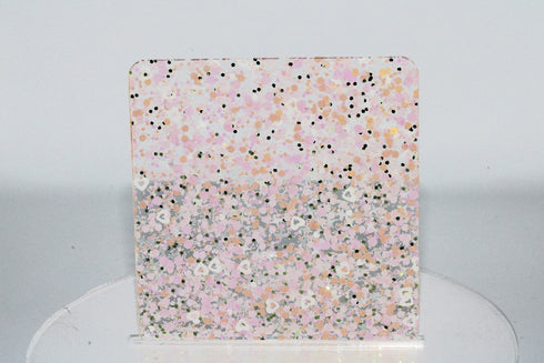 Pastel Heartfelt Confetti - 1/8" Acrylic Sheet