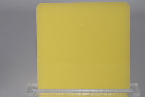 Pastel Yellow Dusted Glitter - (Single Sided) - 1/8" Acrylic Sheet