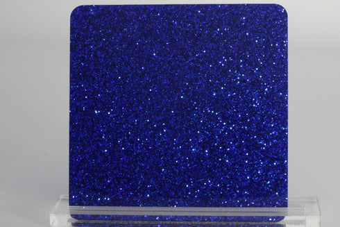 Brilliant Blue Glitter - 1/8" Acrylic Sheet