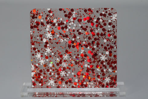 Christmas Snowflake Confetti - 1/8" Acrylic Sheet