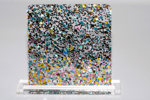 Pastel Glamourous Dots - 1/8" Cast Acrylic Sheet