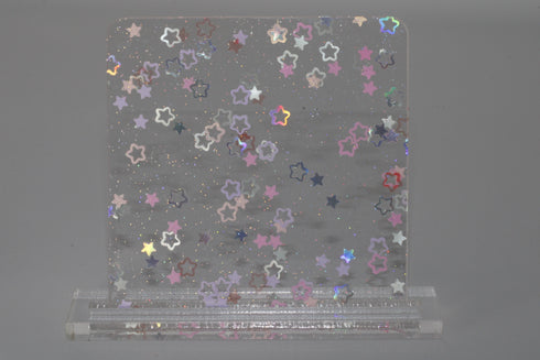 Dreamy Star Confetti - 1/8" Acrylic Sheet