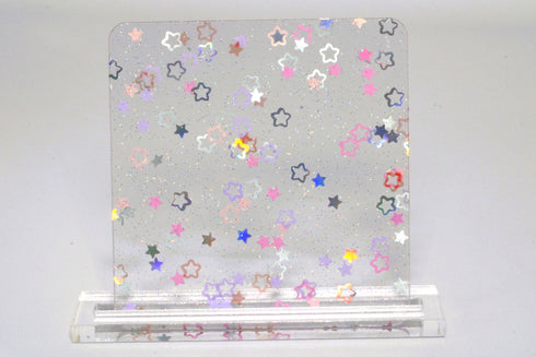 Dreamy Star Confetti - 1/8" Acrylic Sheet