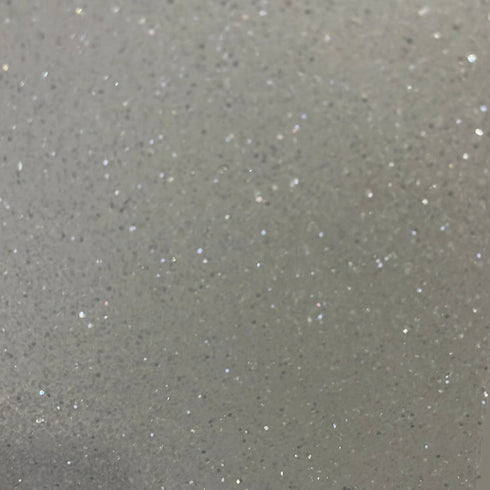 Scratch and Dent: Snow White Glitter - 1/8" Acrylic Sheet