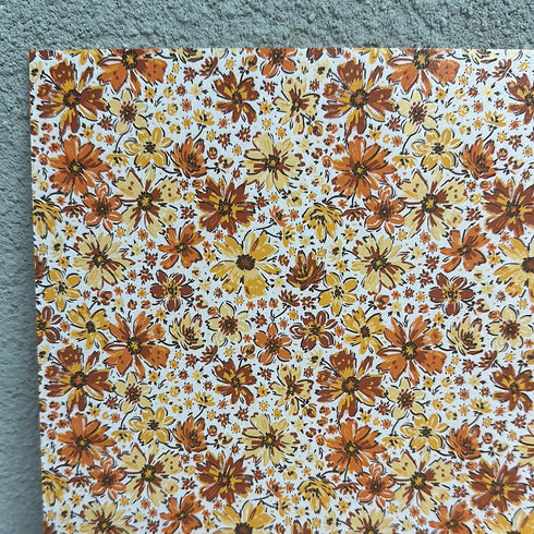3168 - Orange Ditsy Daisies
