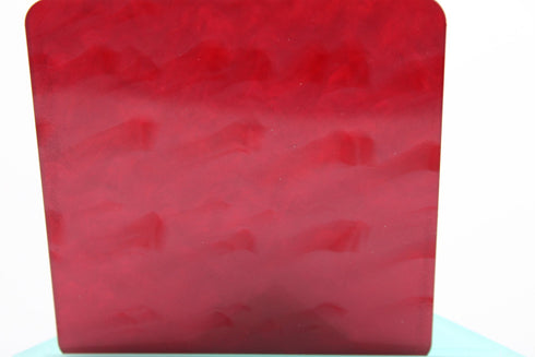 Scratch and Dent: Red Ripple - 1/8" Acrylic Sheet