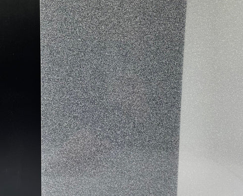 Scratch and Dent: Snow White Glitter - 1/8" Acrylic Sheet