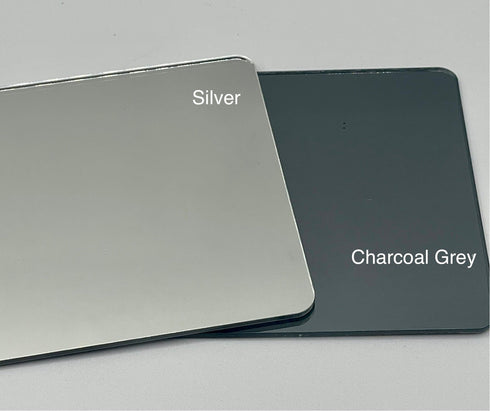 Charcoal Grey Mirror - 1/8" Extruded Acrylic Sheet
