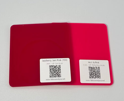 Jazzberry Jam Pink (100) - 1/8" Acrylic Sheet