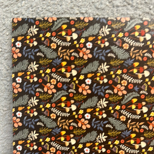 3164 - Enchanted Fall Leaves & Mushrooms