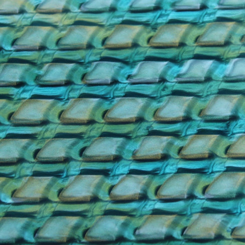 Scratch and Dent: Emerald/Cyan Ombre Diamonds - 1/8" Acrylic Sheet