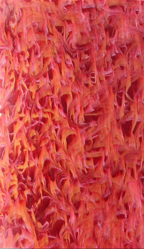 Scratch and Dent: Crimson Wave - 1/8" Acrylic Sheet