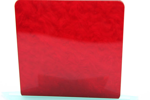 Scratch and Dent: Red Ripple - 1/8" Acrylic Sheet