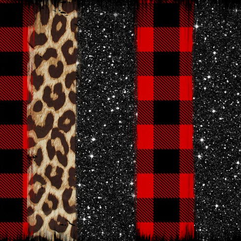 0150 - Brush Strokes - Glitter, Plaid, Animal