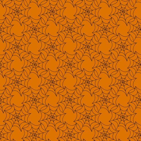 0250 - Orange Spiderwebs