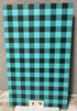 0049 - Regular Teal & Black Plaid