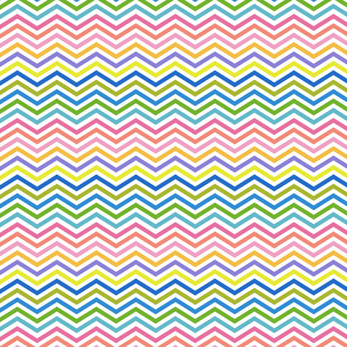 0019 - Multi- Colored Chevron