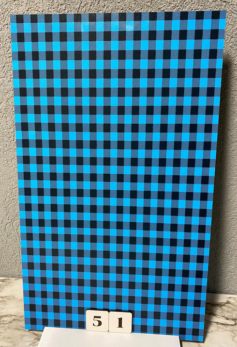 0051 - Small Blue & Navy Plaid
