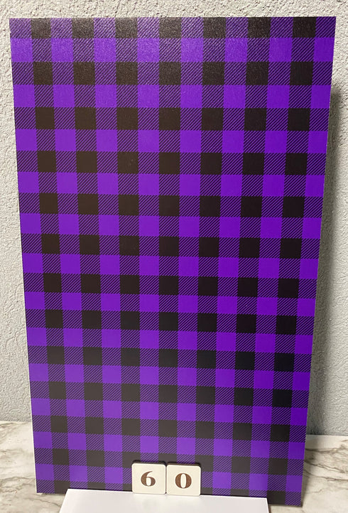 0060 - Regular Sized Purple & Black Plaid