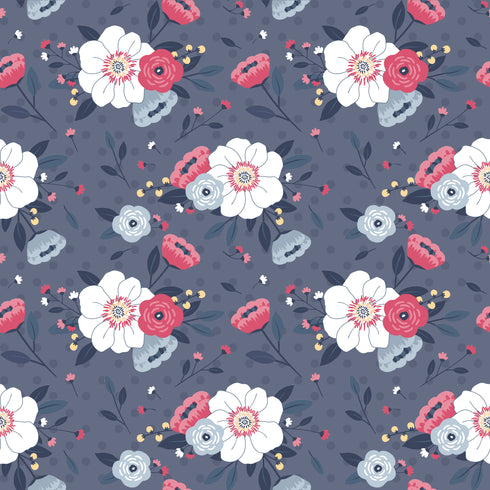 0653 - Blue Spring Flowers