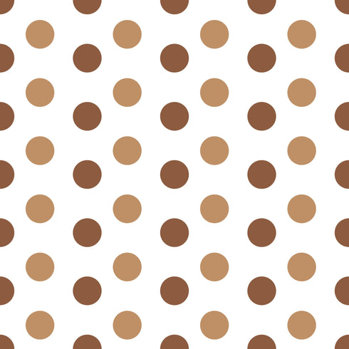 1002 - Tan & Brown Dots