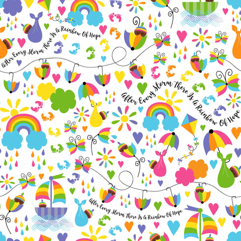 1057 - Rainbow Fun Dark Skin Baby