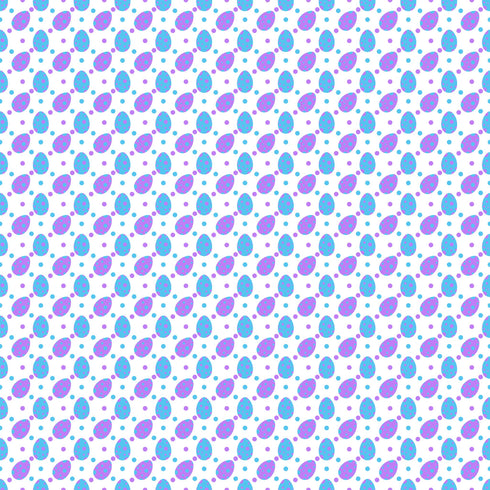 1077 - Purple & Blue Dino Eggs