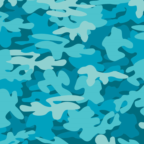 1114 - Teal Camo