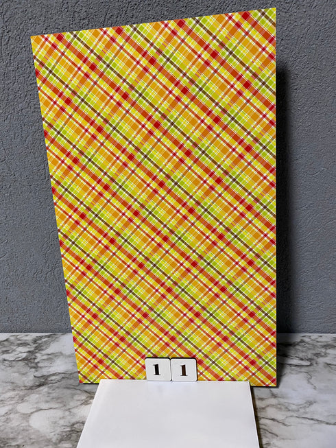 0011- Yellow Plaid