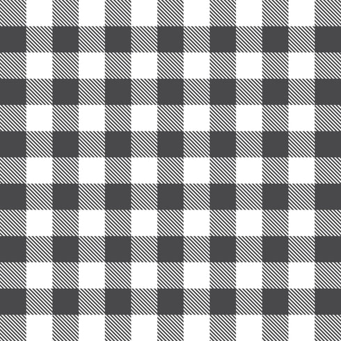 0047 - Micro Gray & White Plaid