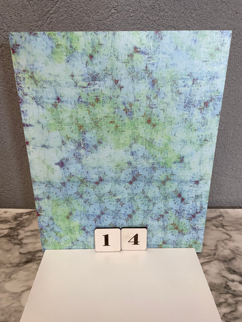 0014 - Blue and Green Abstract