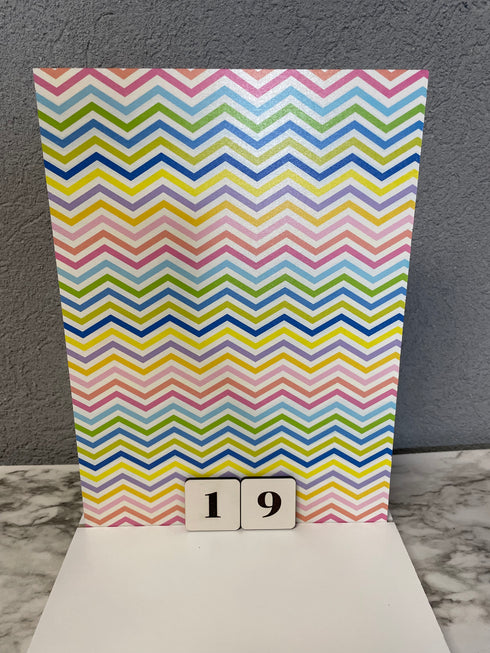 0019 - Multi- Colored Chevron