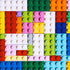0155 - Rainbow Legos - Small