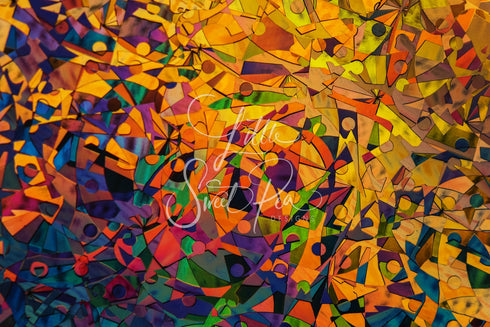 2167 - Abstract Stain Glass