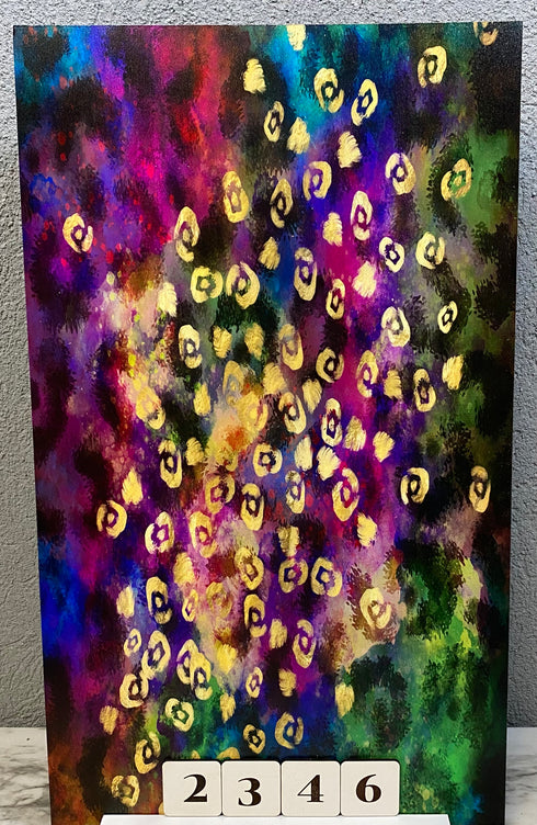 2346 - Dark and Gold Animal Print