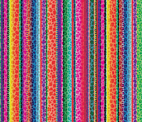 2397 - Serape Stripes Cheetah